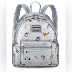 Disney 100 Years of Celebration Mickey & Friends Loungefly Mini Backpack